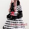 Surface Spell Illusion Realizer Gingham High Waist Lolita OP Dress