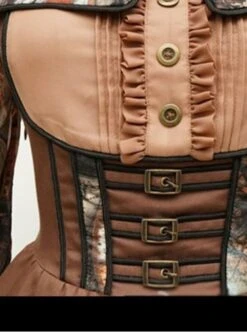 Rabbit Teeth ,Dream Pointer~ Steampunk Lolita Summer Mid-length Sleeves OP Dress -The 2nd Round Pre-order