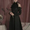Off-shoulder Ruffle Collar Black Gothic Lolita Long Sleeve Dress -MIMY Lolita Shop 1 500x672 119