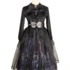 Witch Small Town Series JSK Design 2 Halloween Black Retro Gothic Lolita Sling Dress -MIMY Lolita Shop 1 500x672 192