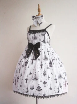 Fashion Sacred Lamp Series High Waist Gothic Lolita Sling Dress -MIMY Lolita Shop 1 500x672 212