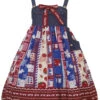 Small Tomato Series JSK Denim Stitching Sweet Lolita Sling Dress