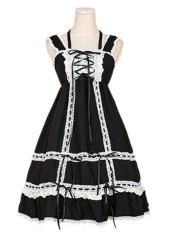 Cute Lace-up Bowknot Lace Sweet Lolita Sling Backless Dress 10 Cute Lace-up Bowknot Lace Sweet Lolita Sling Backless Dress -MIMY Lolita Shop 1 500x672 349