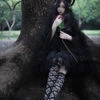 Lilith Series Pure Color Gothic Lolita Long Sleeve Dress -MIMY Lolita Shop 1 500x672 37