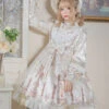 Finch And Cream Flower Series OP Sweet Lolita Long Sleeve Dress