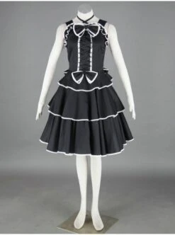 Black Sleeveless Cotton Gothic Lolita Dress -MIMY Lolita Shop 1 500x672 50