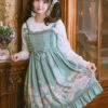 Rabbit Basket Series JSK Ruffle Classic Lolita Sling Dress -MIMY Lolita Shop 1 500x672 520