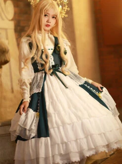 Chant Of The Temple Series JSK Classic Lolita Sleeveless Dress -MIMY Lolita Shop 1 500x672 541