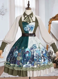 Abyss Series OP Classic Lolita Long Sleeve Dress -MIMY Lolita Shop 1 500x672 553