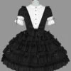 Black And White Lace Elegant Cotton Classic Lolita Dress -MIMY Lolita Shop 1 500x672 586
