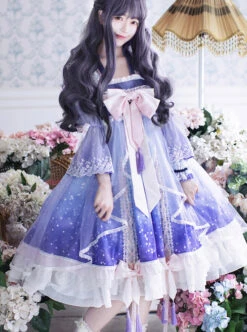 Cardcaptor Sakura Series OP Gradient Chinese Style Qi Lolita Long Sleeve Dress -MIMY Lolita Shop 1 500x672 611
