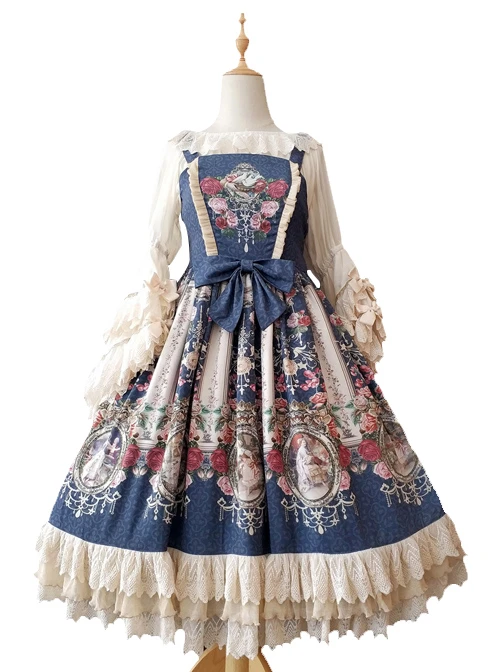 Royal Murals Series Classic Lolita Sling Dress 10 Royal Murals Series Classic Lolita Sling Dress - Image 8