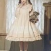 Camellia Series Pastoral Style Lace Doll Neck Ruffle Long Sleeve Classic Lolita Dress -MIMY Lolita Shop 1 500x672 728