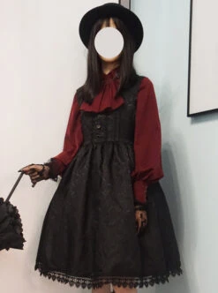 Twilight Castle Series JSK Gothic Lolita Sling Dress -MIMY Lolita Shop 1 500x672 78