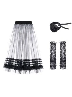 Double Strap Bow Ribbon Rose Pendant Layered Dress Design Elegant Flowy Gothic Lolita Dress Set -MIMY Lolita Shop 10 500x672 27