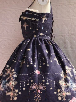Peacock Cross Series JSK Classic Lolita Sling Dress -MIMY Lolita Shop 10 500x672 67