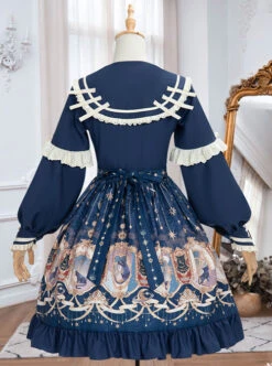 Explore The Stars Series OP Classic Lolita Long Sleeve Dress -MIMY Lolita Shop 10 500x672 69