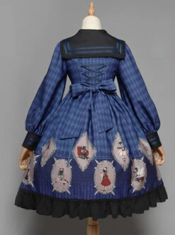 Ten Little Indians Series OP Gothic Lolita Long Sleeve Dress -MIMY Lolita Shop 10 500x672 8