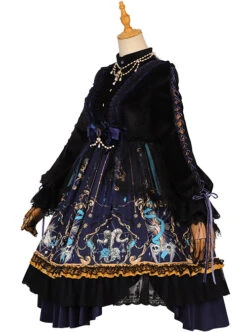 Divine Salvation Series OP Printing Retro Gothic Lolita Long Sleeve Dress Set 20 Divine Salvation Series OP Printing Retro Gothic Lolita Long Sleeve Dress Set -MIMY Lolita Shop 11 500x672 14