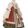 Pure Color Pastoral Style Stitching Design Sweet Lolita Sling Dress -MIMY Lolita Shop 11 500x672 26
