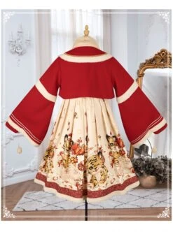 Chinese New Year Style Cute Tigers Printing JSK Sweet Lolita Winter Red Sleeveless Dress Short Coat Set 17 Chinese New Year Style Cute Tigers Printing JSK Sweet Lolita Winter Red Sleeveless Dress Short Coat Set -MIMY Lolita Shop 11 500x672 46
