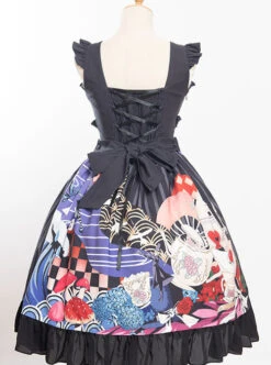 Magic Tea Party Breeze Alice Series JSK Bowknot Classic Lolita Sling Dress -MIMY Lolita Shop 12 500x672 40