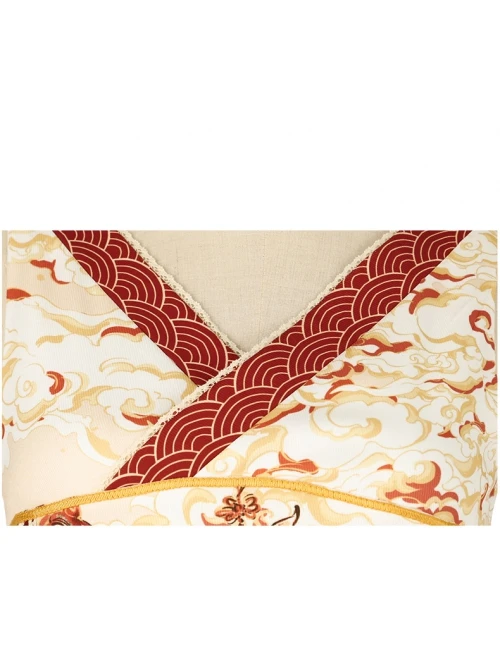 Chinese New Year Style Cute Tigers Printing JSK Sweet Lolita Winter Red Sleeveless Dress Short Coat Set 10 Chinese New Year Style Cute Tigers Printing JSK Sweet Lolita Winter Red Sleeveless Dress Short Coat Set - Image 8