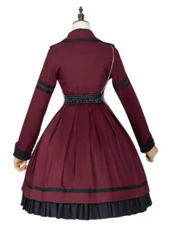 The Battle Of The Jedi Series OP Pure Color Military Style Lolita Red Black Autumn Winter Long Sleeve Dress -MIMY Lolita Shop 13 500x672 26