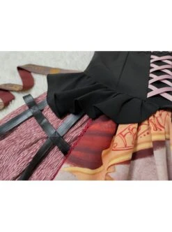 Gothic Strange Circus Skeleton Pattern Print Trim Tight Velvet Vest Pleated Hem Cross Straps Belt Lolita Dress 34 Gothic Strange Circus Skeleton Pattern Print Trim Tight Velvet Vest Pleated Hem Cross Straps Belt Lolita Dress -MIMY Lolita Shop 19 500x672 1