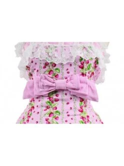 Pink Lace Trim Ruffles Sleeveless Terylene Lolita Dress 10 Pink Lace Trim Ruffles Sleeveless Terylene Lolita Dress -MIMY Lolita Shop 1 160 500x672 1