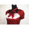 Cute Short Sleeves Red Cotton Lolita Dress