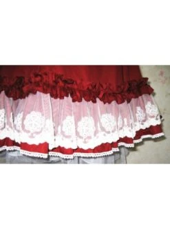 Cute Short Sleeves Red Cotton Lolita Dress -MIMY Lolita Shop 1 238 500x672 1