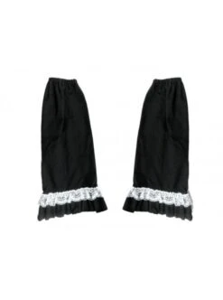 Black And White Short Sleeves Bow Cotton Gothic Lolita Dress -MIMY Lolita Shop 1 376 500x672 1