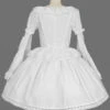 White Long Sleeves Lace Bows Gothic Lolita Dress