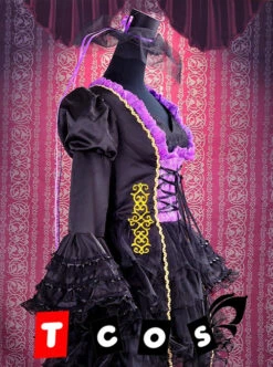 Vocaloid Miku Black Cosplay Lolita Dress And Hat Costume -MIMY Lolita Shop 2 500x672 112