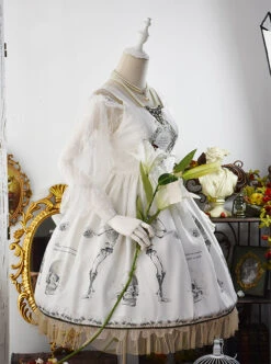 Retro Gothic Human-bone Lolita Sleeveless Dress -MIMY Lolita Shop 2 500x672 121