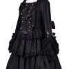 Palace Style Retro Lace Long Sleeve Black Gothic Lolita Dress -MIMY Lolita Shop 2 500x672 173