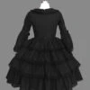 Black Multi-storey Lace Cotton Gothic Lolita Dress 2 Black Multi-storey Lace Cotton Gothic Lolita Dress -MIMY Lolita Shop 2 500x672 187