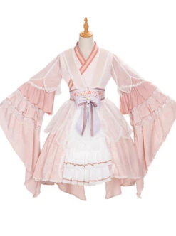 Cherry Blossom Festival Series OP Chinese Style Element Sweet Lolita Long Sleeve Dress 19 Cherry Blossom Festival Series OP Chinese Style Element Sweet Lolita Long Sleeve Dress -MIMY Lolita Shop 2 500x672 247