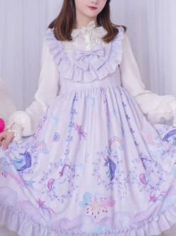 Carousel Series JSK Ruffle Sweet Lolita Purple Sling Dress -MIMY Lolita Shop 2 500x672 328