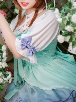 Marine Princess Series Sweet Lolita Gradient Sling Dress And Short Sleeve Lining -MIMY Lolita Shop 2 500x672 330