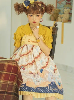 Cute Hamster Printing Yellow JSK Sweet Lolita Sling Dress 17 Cute Hamster Printing Yellow JSK Sweet Lolita Sling Dress -MIMY Lolita Shop 2 500x672 338