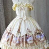 Magic Tea Party Flowers And Birds Poetry Series Sweet Lolita Sling Dress -MIMY Lolita Shop 2 500x672 357