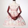 Square Neckline High Waist Lolita Dress