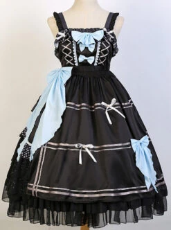 The Little Witch Poem Series Sweet Lolita Sling Dress And Shirt Set -MIMY Lolita Shop 2 500x672 369