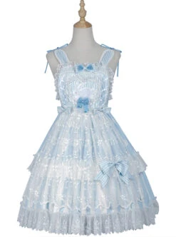 Bunny Series JSK Cute Chiffon Sweet Lolita Sling Dress -MIMY Lolita Shop 2 500x672 387