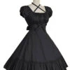 Cotton Ruffles Short Sleeve Bow Classic Lolita Dress 2 Cotton Ruffles Short Sleeve Bow Classic Lolita Dress -MIMY Lolita Shop 2 500x672 464