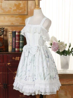 Autumn Whispers Series Bowknot Cotton Classic Lolita Dress -MIMY Lolita Shop 2 500x672 487