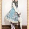 Angel's Music Chapter Series Printing Classic Lolita Sling Dress -MIMY Lolita Shop 2 500x672 501
