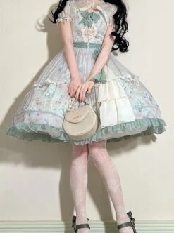 Lily Of The Valley Blossom Series Chiffon Lace Bowknot Pearl Chain Decoration Classic Lolita Sleeveless Dress Set 8 Lily Of The Valley Blossom Series Chiffon Lace Bowknot Pearl Chain Decoration Classic Lolita Sleeveless Dress Set -MIMY Lolita Shop 2 500x672 587